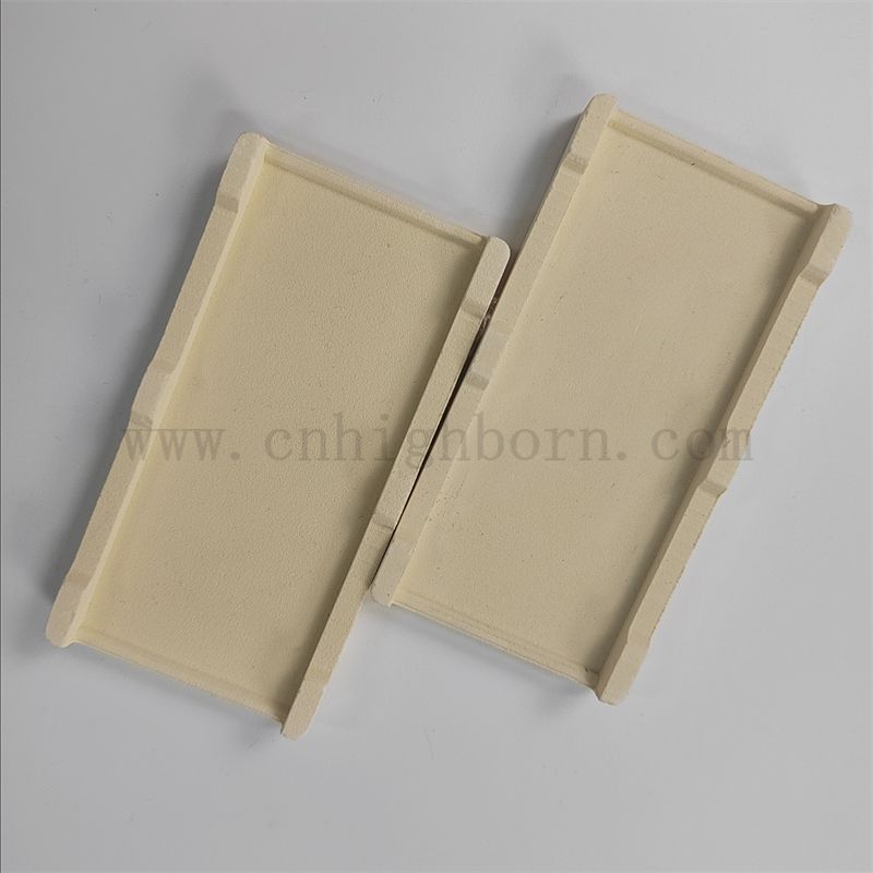 Oporne prostokątne cyrkonowe ceramiczne Saggar Zro2 Ceramiczny tygla do topnienia złota