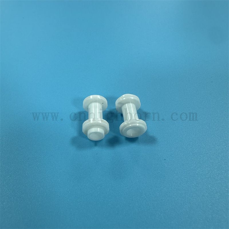 Stabilizowana cyrkonia itrium nieregularna część izolatora powierzchniowa polerowanie zro2 śruba ceramiczna