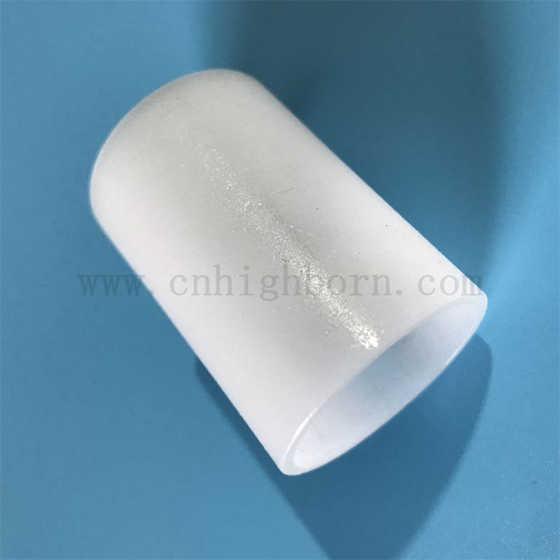 Dostosowywany rozmiar odporny na ciepło nieprzezroczysty kwarcowy kwarcowy rurka krzemionkowa 