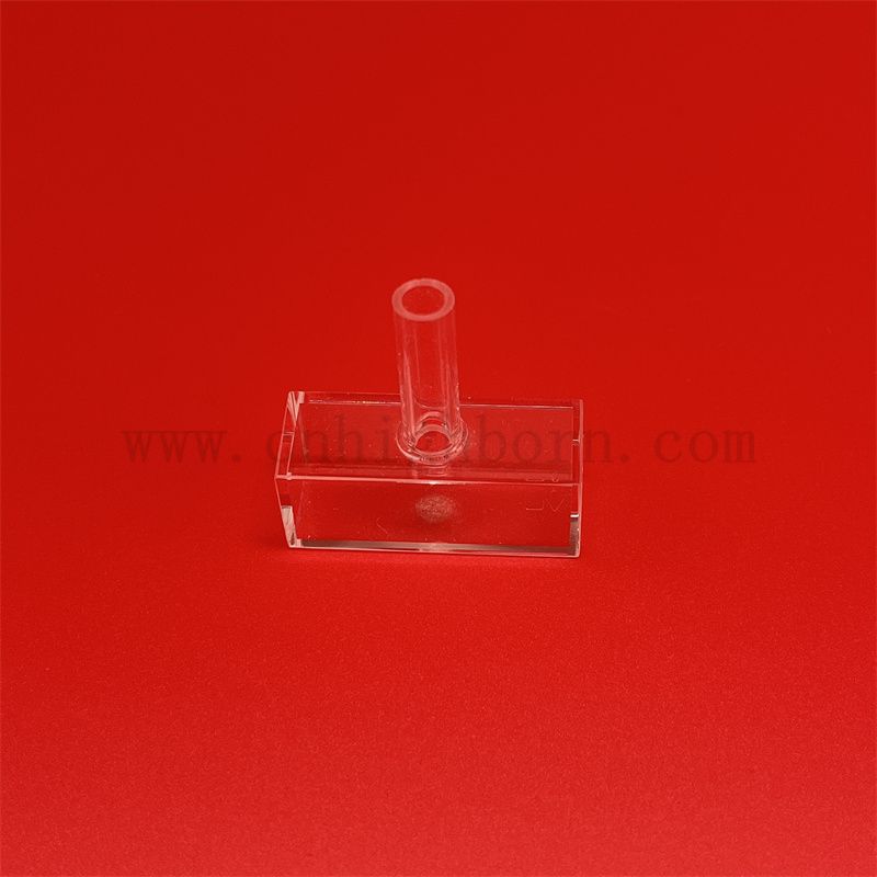 Laboratoryjne szklane kwarcowe kwarcowe kuwetę