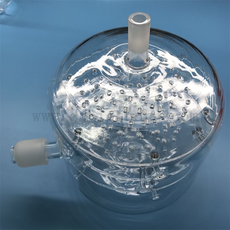 Dostosowywany, dostosowany odporność na ciepło przezroczysty kwarcowy reaktor szklany