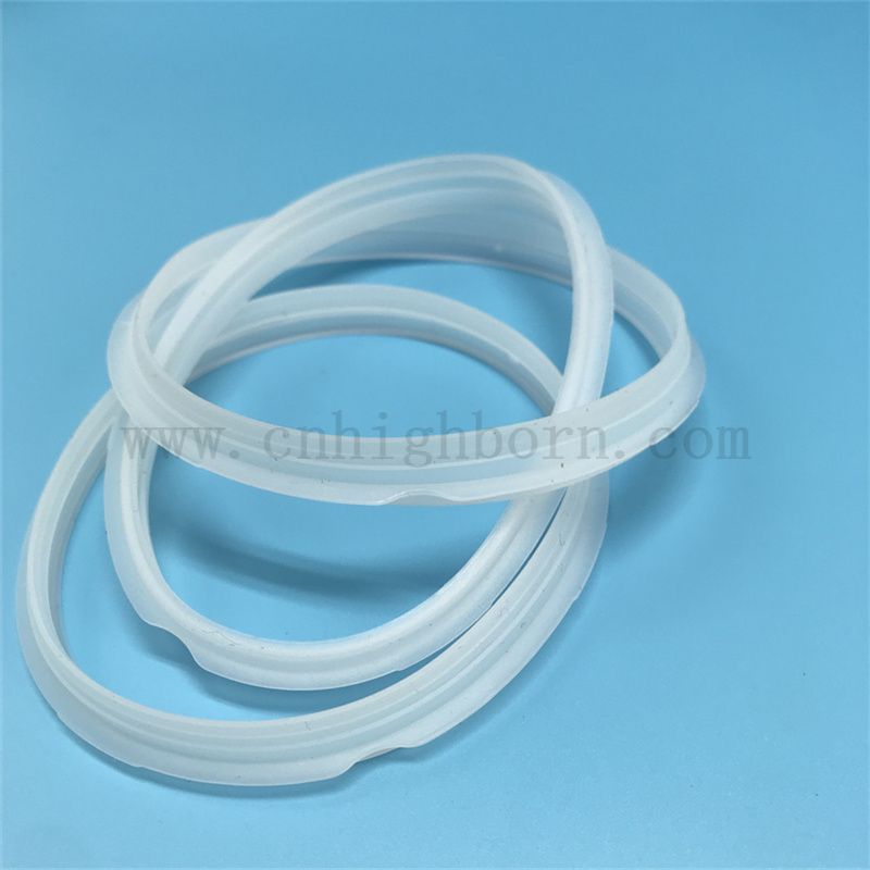 Przezroczysty, dostosowany o wysokiej precyzyjnej silikonie o pierścienia gumowe pierścienie uszczelniające uszczelki