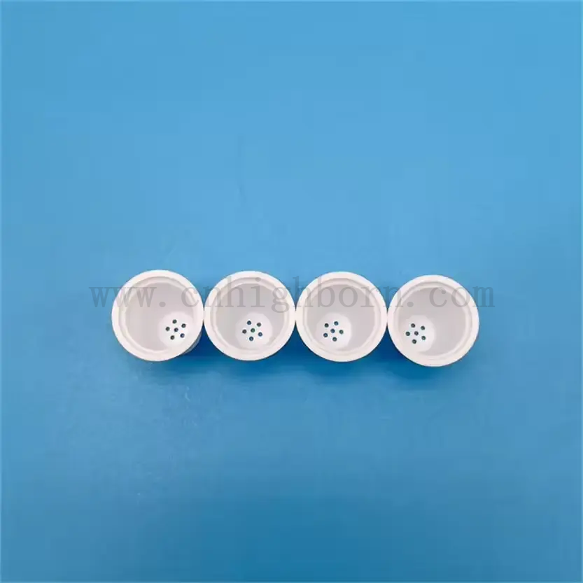 Otrzymanie oporności w wysokiej temperaturze ceramiczny kubek olejowy do ziołowej ulatniania się AL2O3 Ceramiczny tygiel