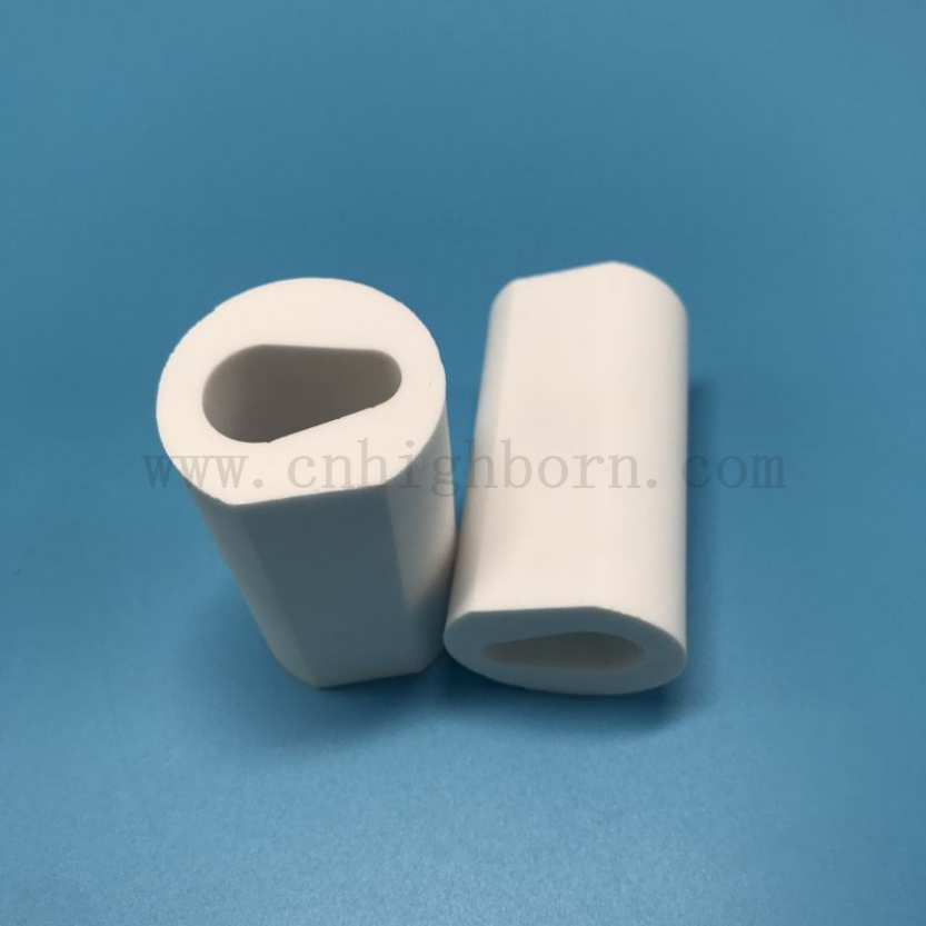  Niestandardowy Macor Machinable White Glass Ceramic Tube Część