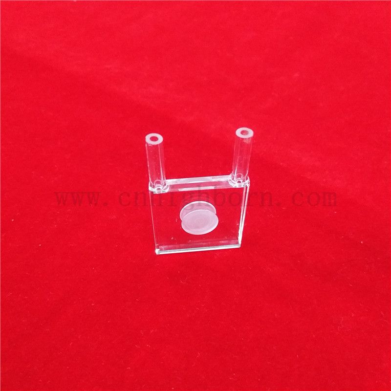  Laboratoryjne instrumenty badawcze Chemia Analizator Kwarcowa Kwarcowa kuwetka dla widocznego spektrofotometru