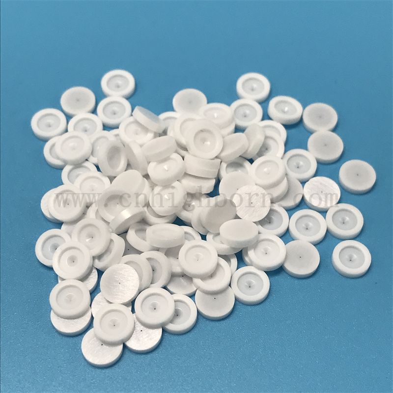 Izolator biała cyrkonia nieregularna część Stabilizowana itrum dysza z mgły ceramicznej ZRO2