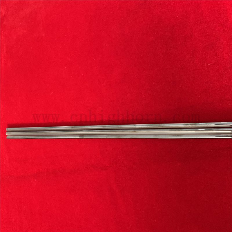 Dostosowywany odporny na ciepło kwarcowy szklana rurka krzemionkowa z powlekaniem chromu