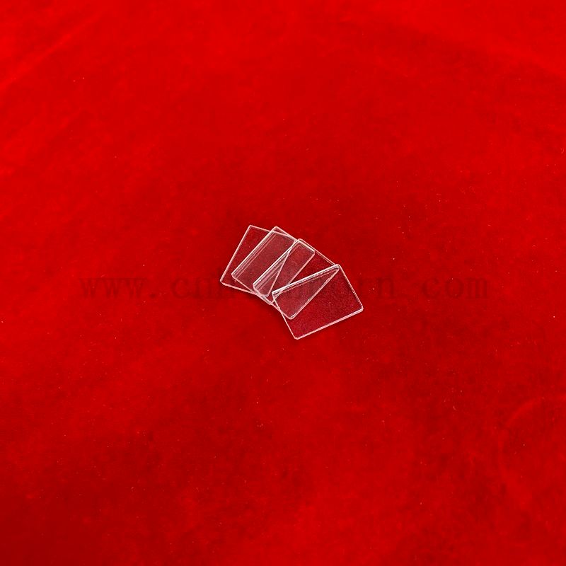 Dostosowana kwadratowa przezroczysta płyta ze szkła kwarcowego o wysokiej odporności na korozję