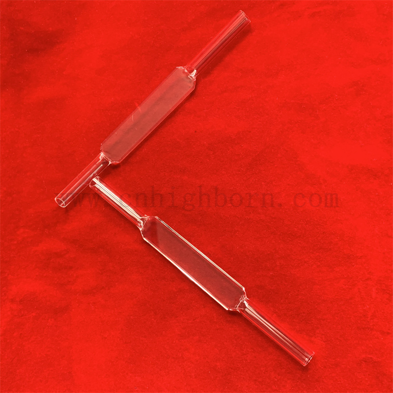 Przybory laboratoryjne Dostosowany rozmiar Wysoka precyzyjna przepływ przez spektrofotometr komórkowy kwarc szklany