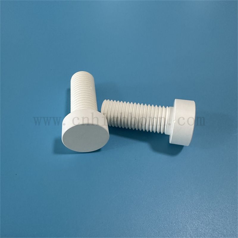 Gorąco prasujący azotek ceramiczna śruba śrubowa BN Izulator części do przemysłu