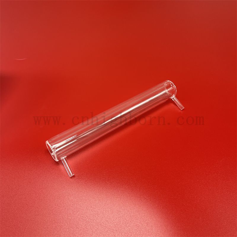 Odporność na ciepło Dostosowane przezroczyste dwie warstwy stopioną kwarcową rurkę krzemionką