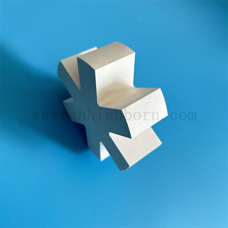 Ceramiczne części azotku sześciokątnego azotu boru 99% Czystość HBN BN Ceramiczny blok strukturalny
