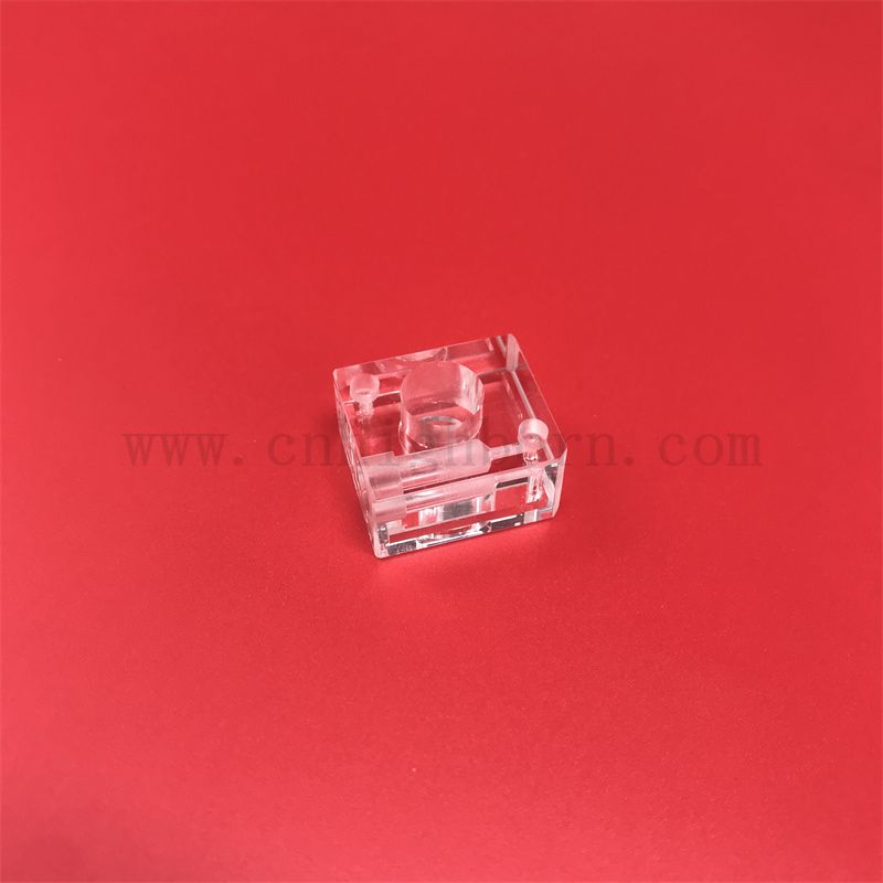 Analiza chemiczna 10 mm Ścieżka światła 190-2500 nm Zakres długości fali Mirco Kwarc Szklana kuwetka