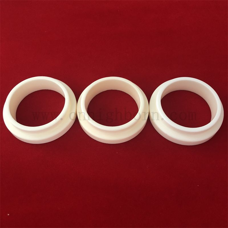 Odporna na zużycie 95% 99% glinu AL2O3 Ceramiczna uszczelka ceramiczna