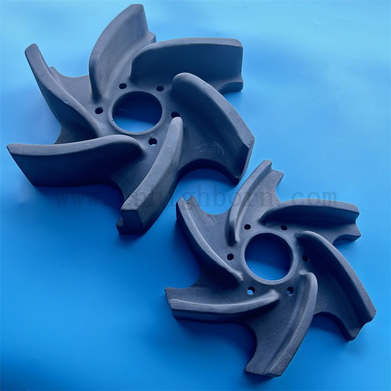 Izolator silikonowa reakcja z węglika węgła spiekana częściowo odporna na zużycie ceramicznego nieregularnego bloku sic