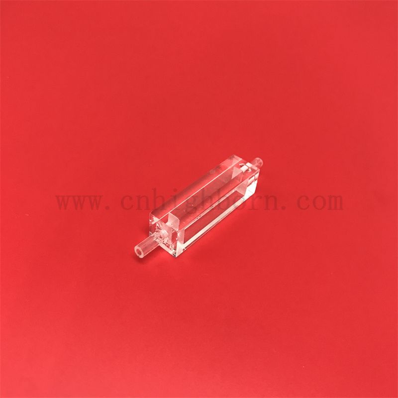  Laboratoryjne szklane kwarcowe kwarcowe kuwetę