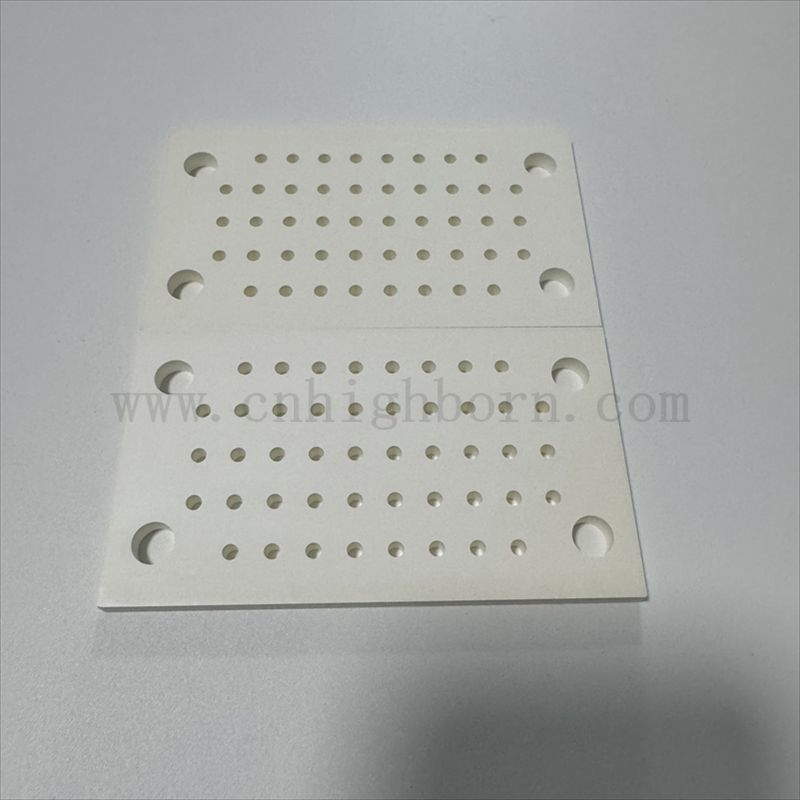 Stabilność termiczna przewodnictwo termiczne sześcienne białe azotek azotkowy płytka BN z otworem