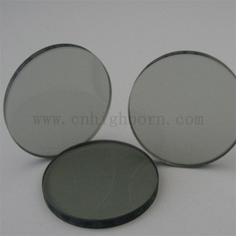 Neutralny szary okrągłe grube kamera optyczna Zaba szklana szklana