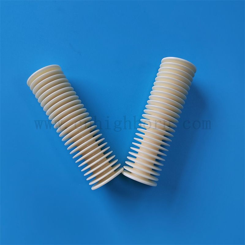 Tekstylna ceramiczna rolka przewodnika 99% gwintowane koło gwintowane