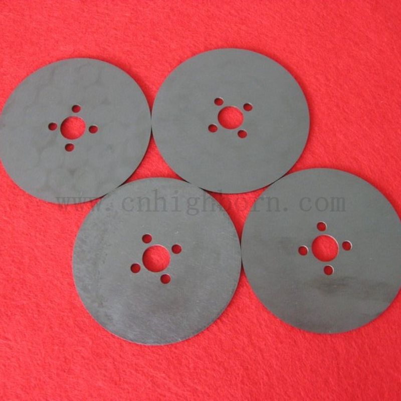 Niestandardowy laserowy czarny cyrkon okrągły talerz Zro2 Ceramiczny dysk ceramiczny