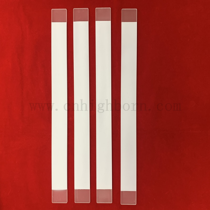 Powlekany folia ceramiczna przezroczona kwarcowa kwarcowa płyta kwarcowa