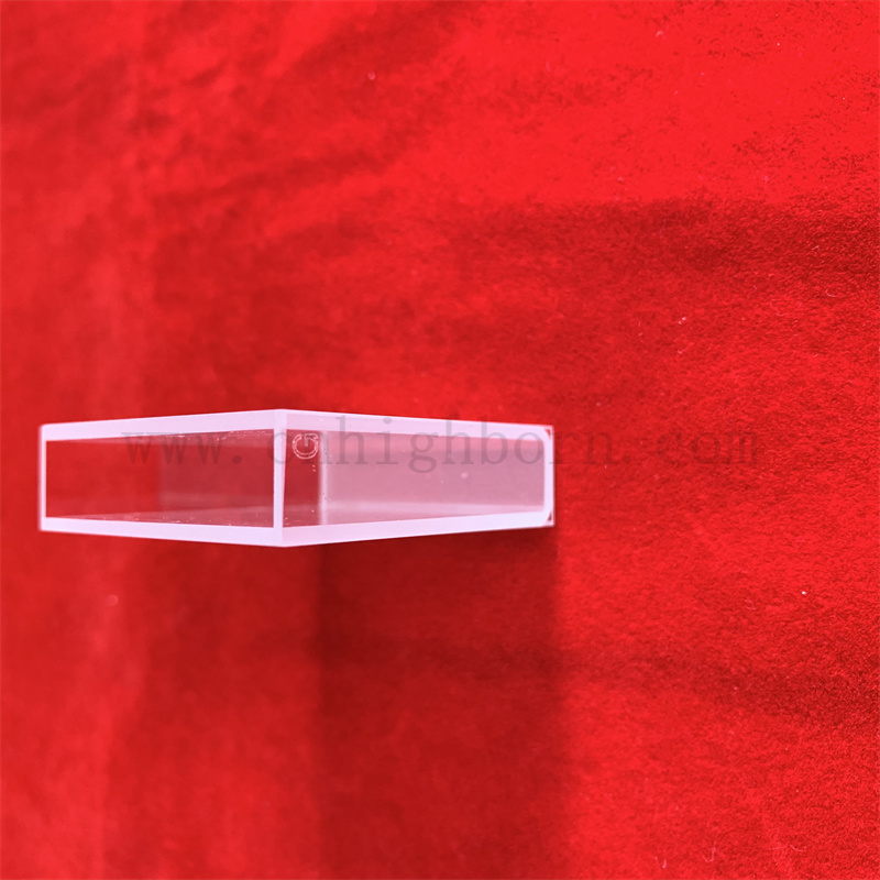 Standardowa szklana komórka z spektrofotometrem kwarcowym kwarcową kuwetę do laboratorium