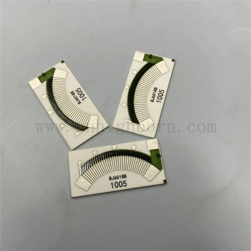 Wysoka dokładność czujniki poziomu paliwa samochodowego glinu ceramiczny podłoże gruby rezystor filmowy