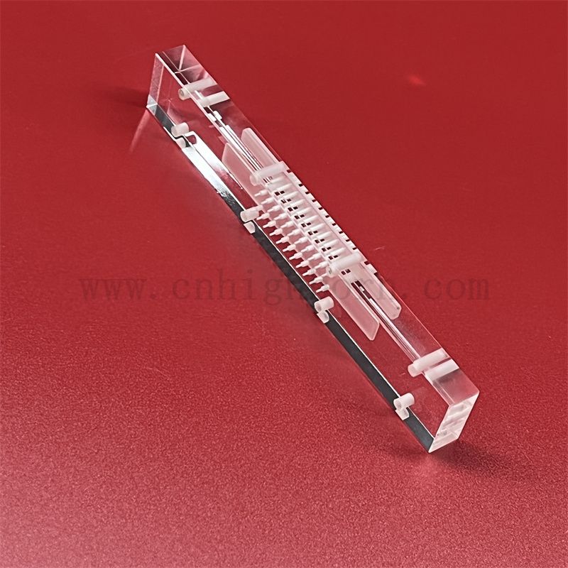 Wysokoprzepustowy odporność na głęboki proces Laboratorium przezroczysty kwarcowy instrument do eksperymentalnych badań szkła