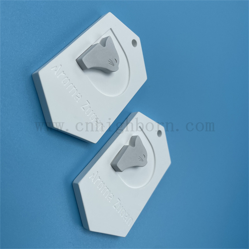 Dostosowane logo pachnący ceramiczny wiszący kamień zapachowy do dyfuzora aromatu aromatu samochodu