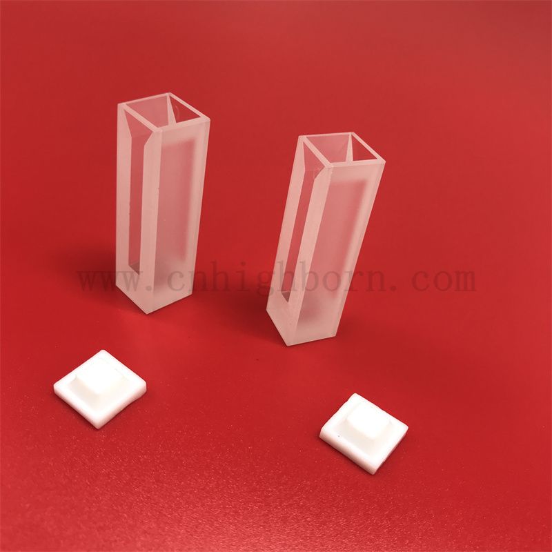 Instrument laboratoryjny Wysoka transmisyjna optyczna komórka przepływu Kwarc UV Kuwon