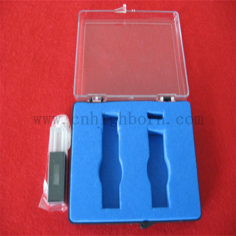 Przybory laboratoryjne standardowe czarne kwarcowe komórki przepływu mikro kuwety samozaparcie ciągłe przepływu komórki