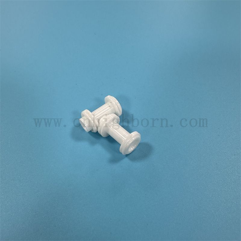 Stabilizowana cyrkonia itrium nieregularna część izolatora powierzchniowa polerowanie zro2 śruba ceramiczna