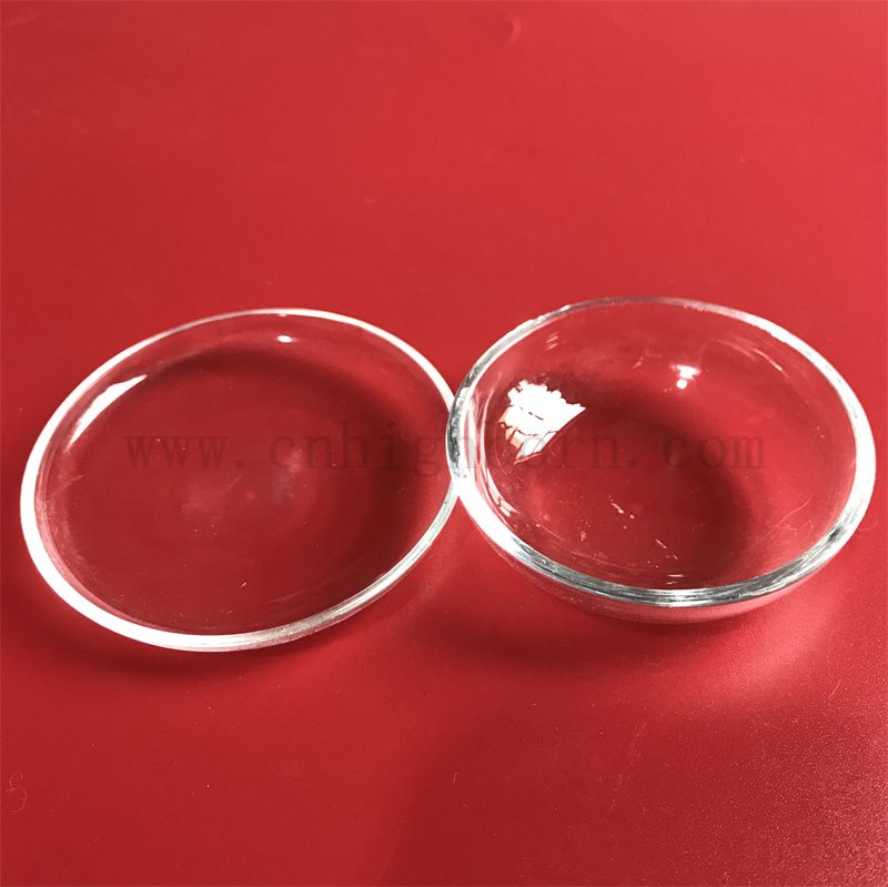 Dostosowane szklane naczynia przezroczyste ciepło odporne na kwarcowe krzemionkę hodowla szklana dania Petriego