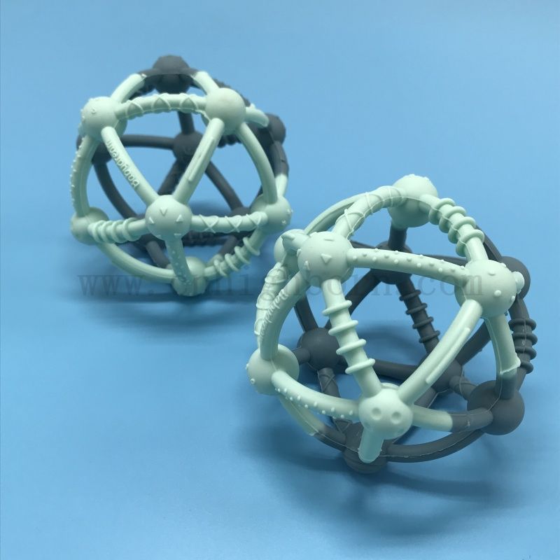 Silikonowa gumowa wodoodporna zabawka silastyczne piłki dzieci bawiące się piłki psy goniące piłki