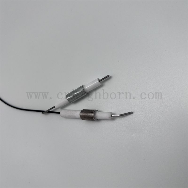 95% AL2O3 Alumina ceramiczna kocioł zapłonowy elektrodę piezoelektryczną ceramiczną zapalnik cieczy zapalnik