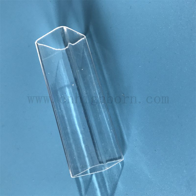 Hurtownia, odporna na wysoką temperaturę spersonalizowaną kwarcową szklaną rurkę kwadratową 