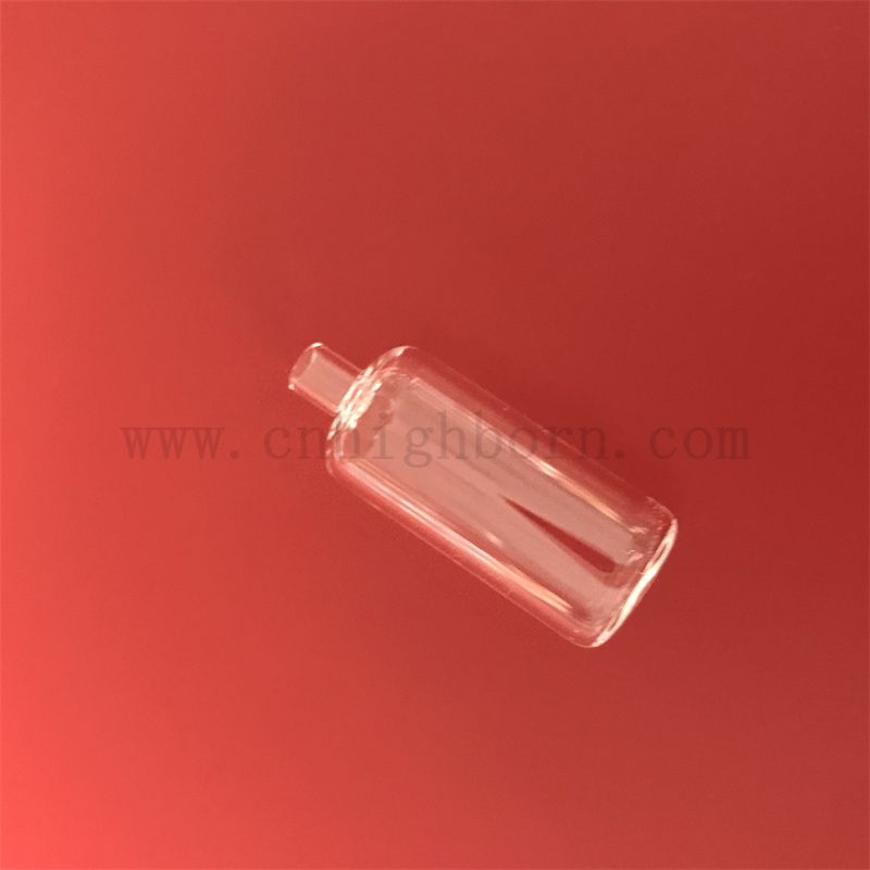 Rurka z otwartą temperaturą Głęboką Proces Przezroczysty kwarcowy szklana rurka krzemionkowa