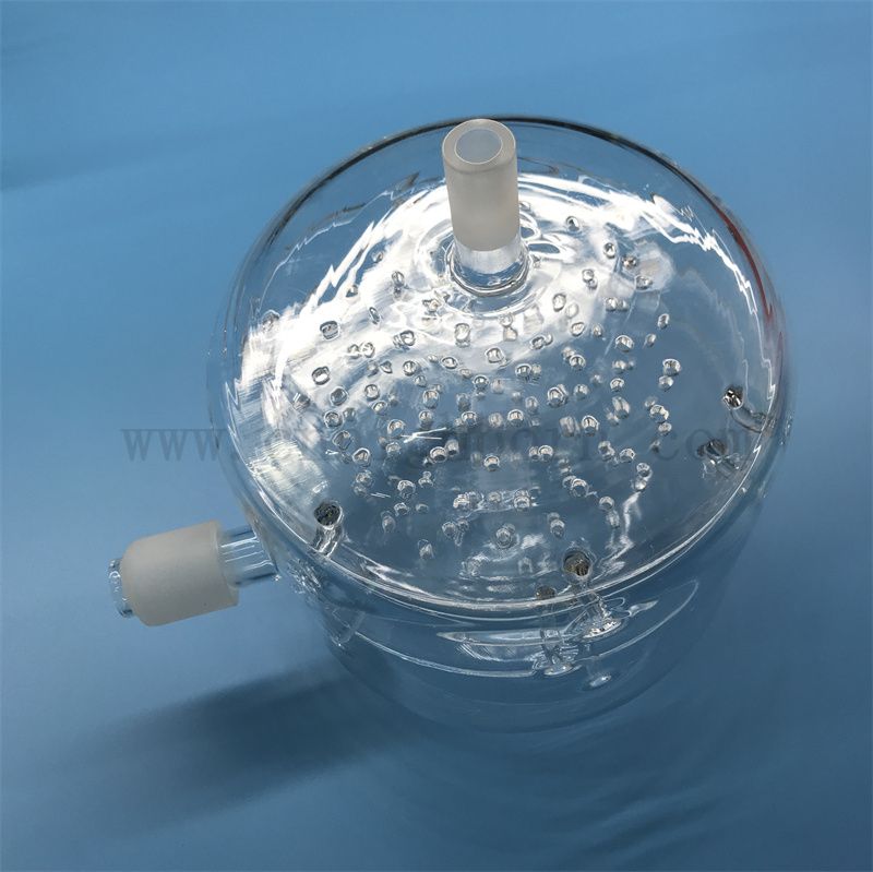 Dostosowywany, dostosowany odporność na ciepło przezroczysty kwarcowy reaktor szklany