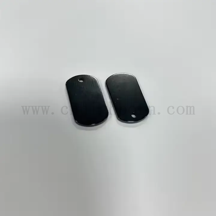 Dostosowany czarny talerz cyrkonowy polerowany ceramiczny zro2 kawałek