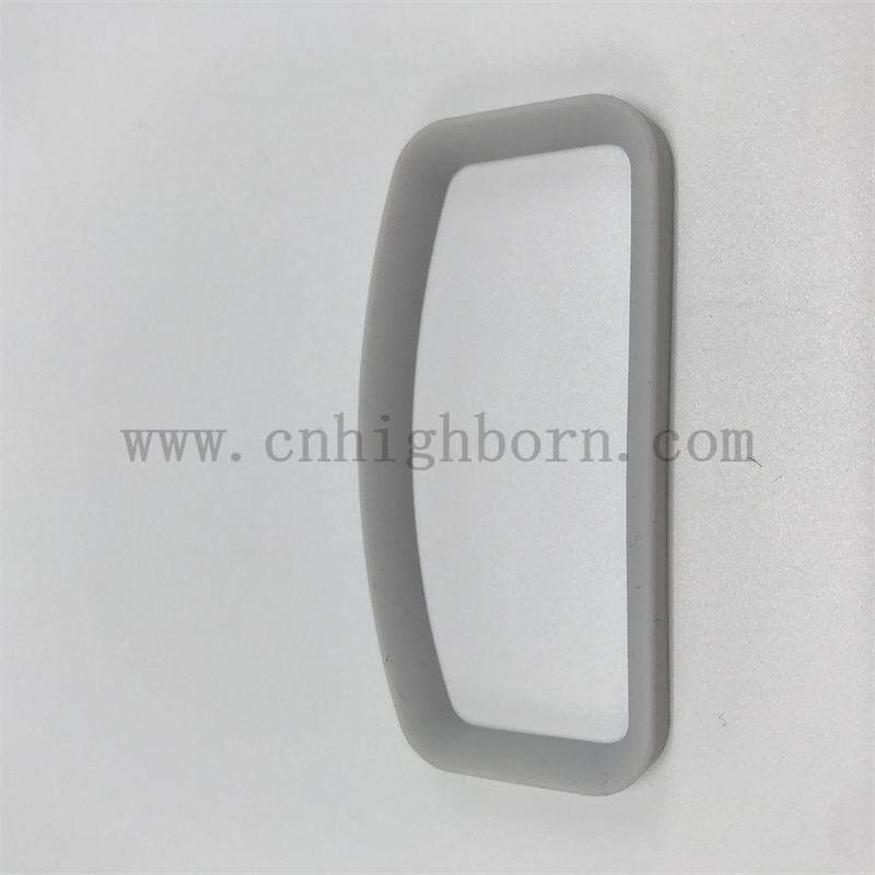 Klasa żywnościowa miękka silikonowa uszczelki gumowe w kolorze szarym odpornym na wysoką temperaturę pierścień silikonowy