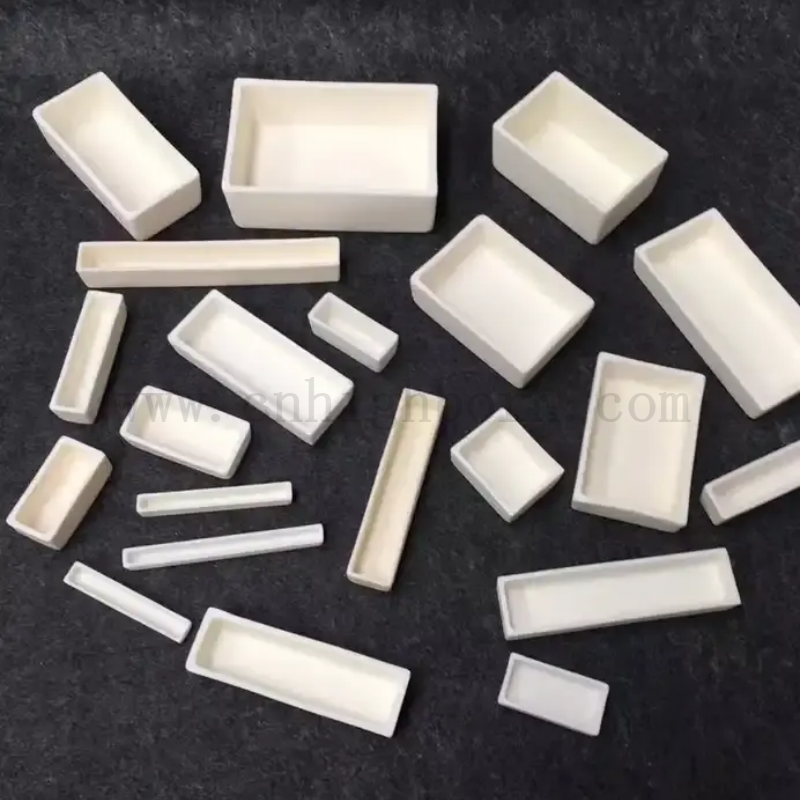 Laboratorium szkolne 99% AL2O3 Ceramiczny tygiel tleśna topicielka Łódź spalinowa do analizy przemysłowej