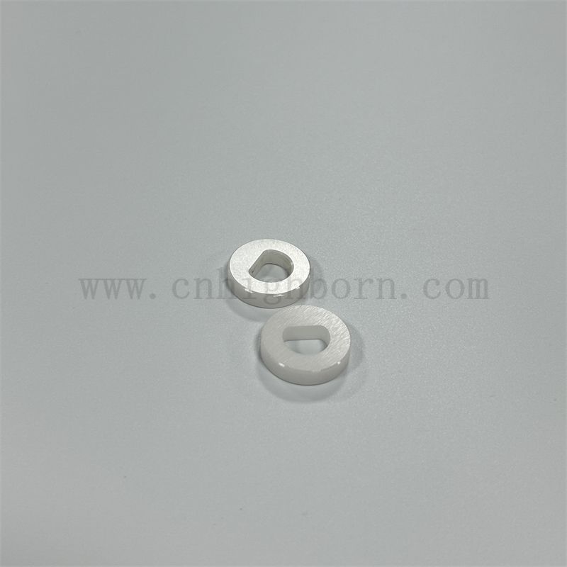 Polerowanie lustra polerowania cyrkonu Izulator Pierścienia Biała Zro2 Płyta ceramiczna