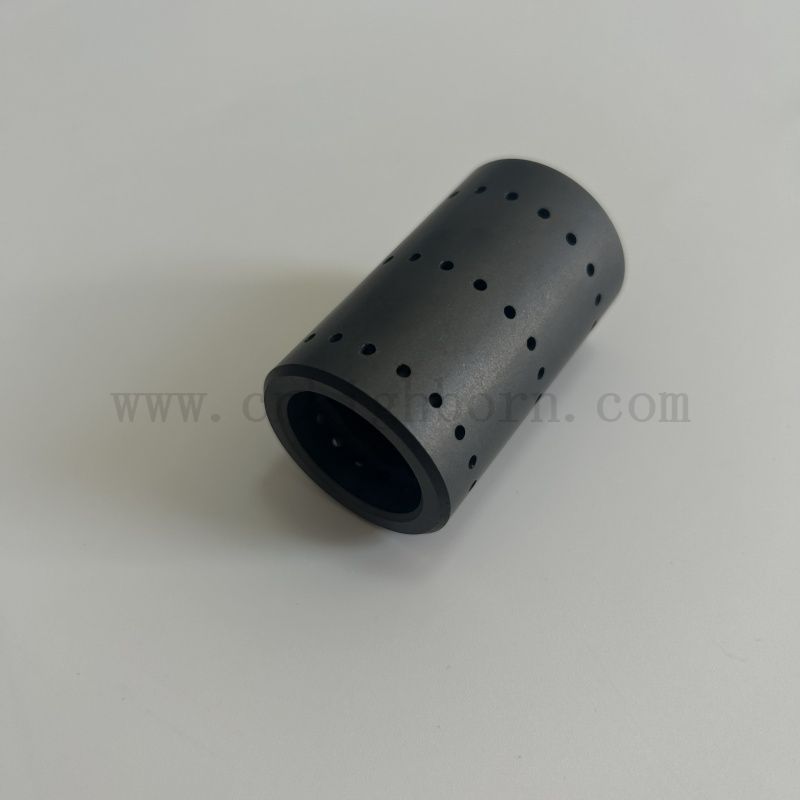 Dostosowane rurki z rurki ceramicznej SIC z otworami