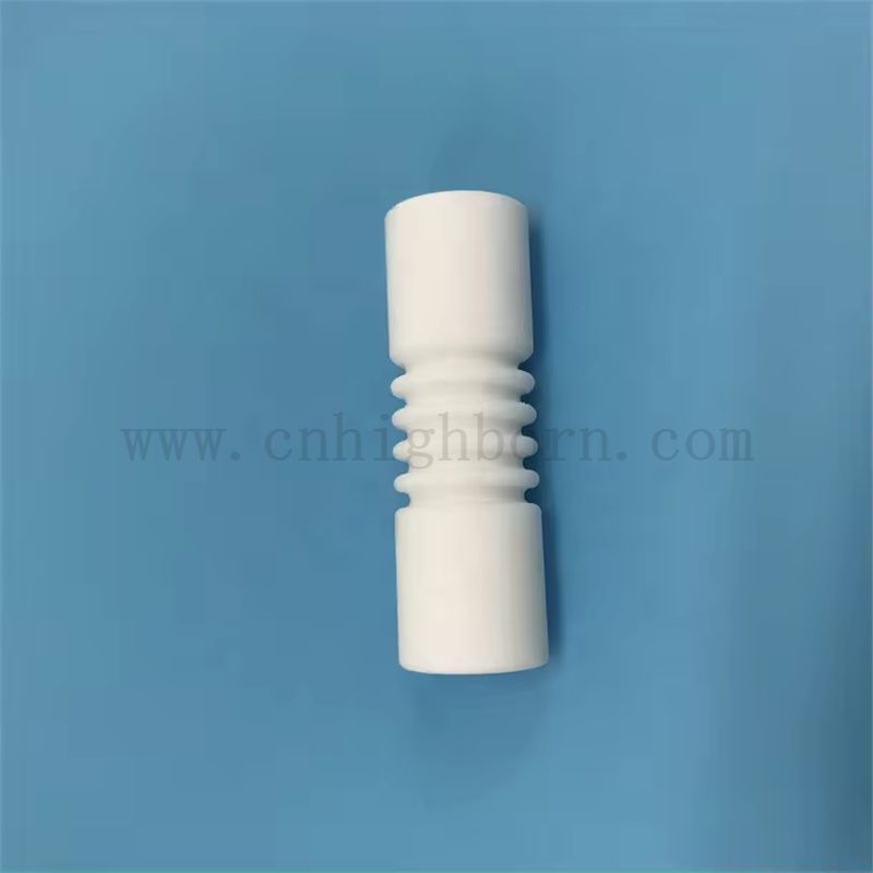 Dostosowany Macor Solid Wał Machinowalny szklany gwint ceramiczny z wkładkami SS