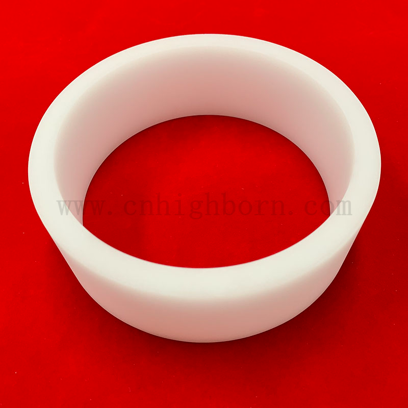 Mleczny biały okrągły kwarcowy kołnierz kwarcowy kwarcowy