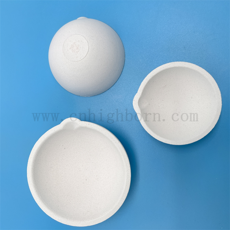 Dostosowane laboratoryjne złoto miska kwarcowa kwarcowa kwarcowa tygla krzemionki