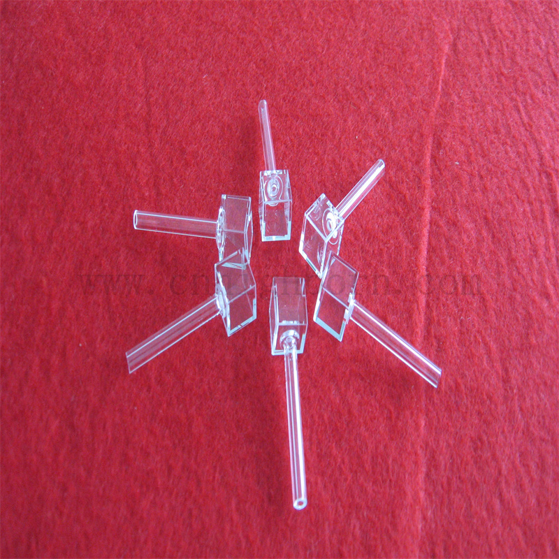 Laboratoryjna kwarcowa komora gazowa kuwetowa szklana kuwetka kwarcowa