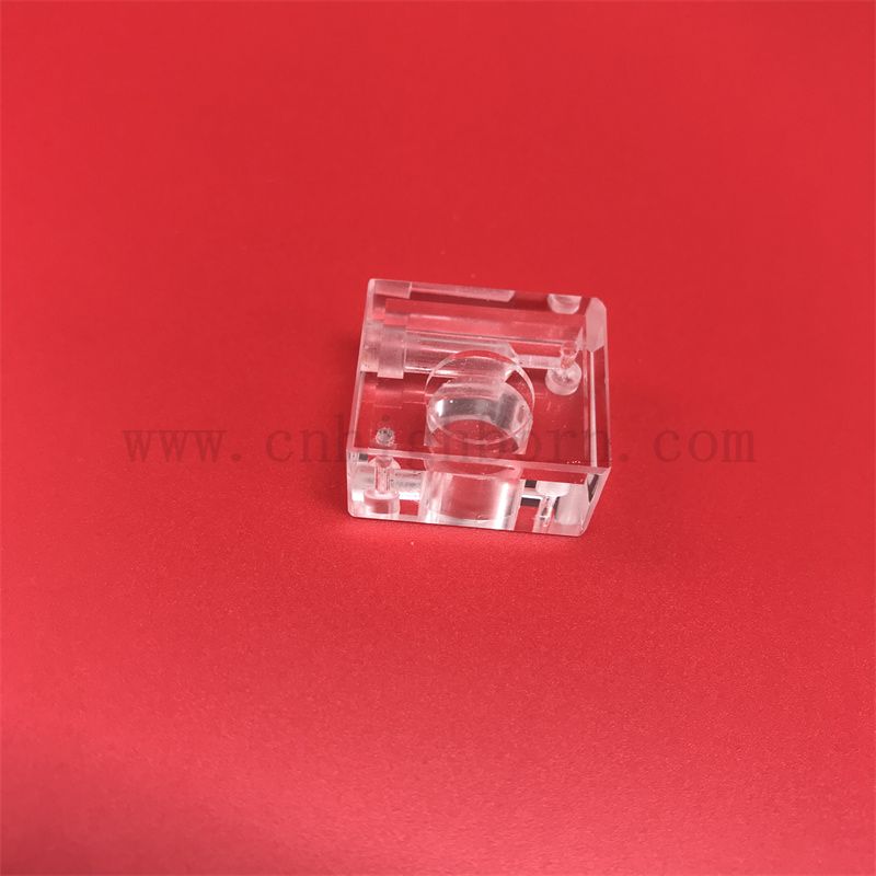 Analiza chemiczna 10 mm Ścieżka światła 190-2500 nm Zakres długości fali Mirco Kwarc Szklana kuwetka