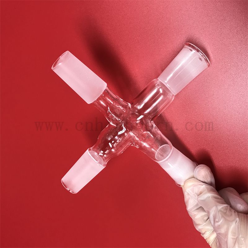 Laboratoryjne mroźne usta korozja odporna na przezroczystą szklaną rurkę kwarcową