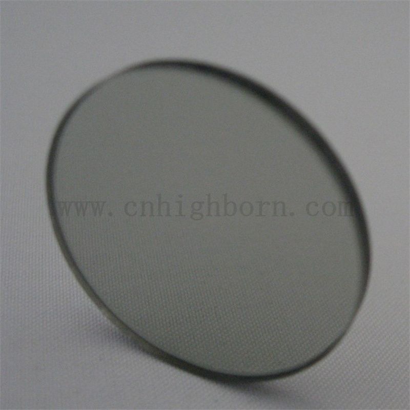 Neutralny szary okrągłe grube kamera optyczna Zaba szklana szklana